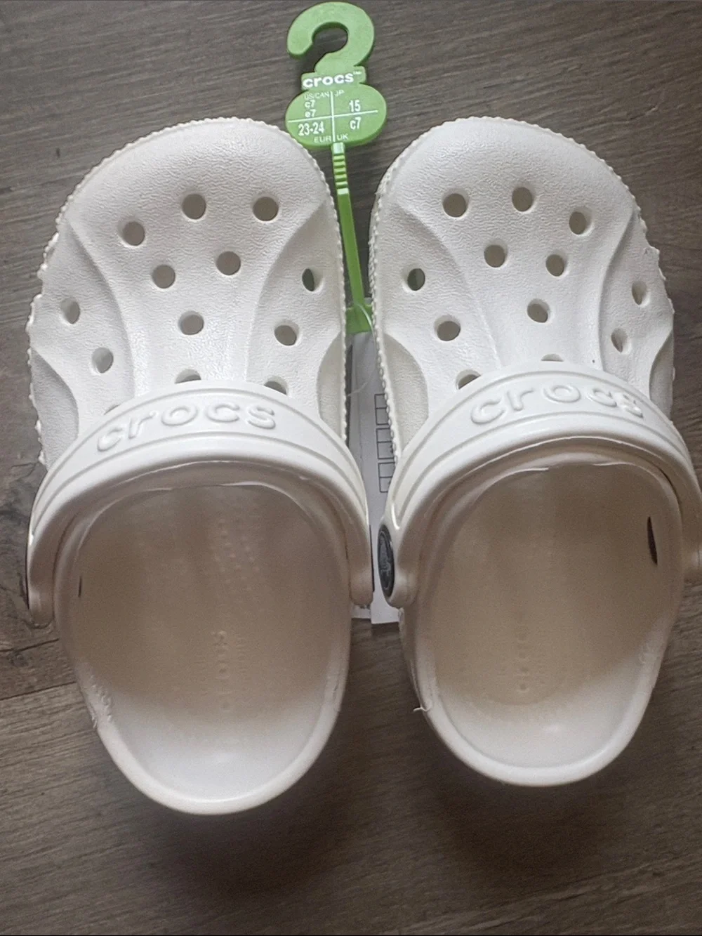 CROCS Kids Classic Clog in White